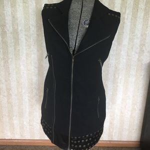 Twenty-One Vintage Wool‎ Blend Embellished Vest